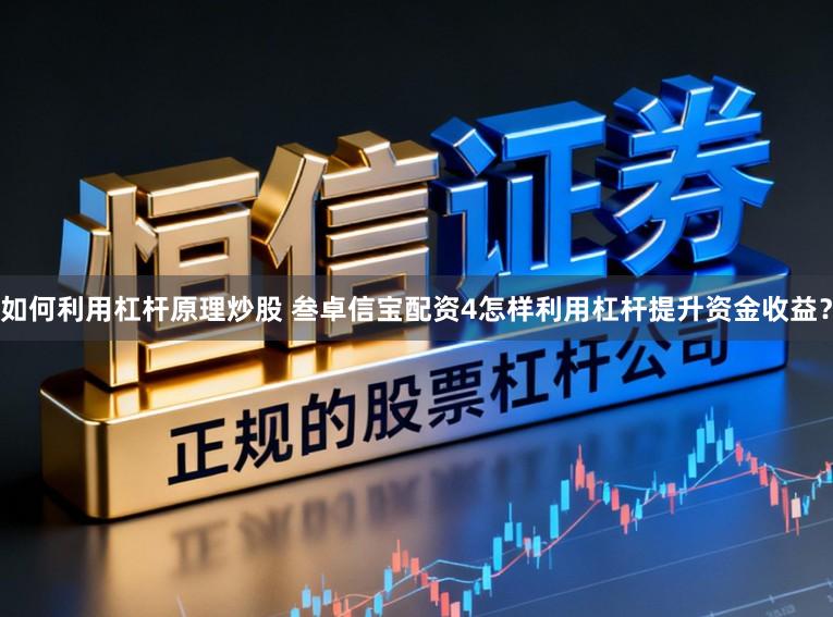 如何利用杠杆原理炒股 叁卓信宝配资4怎样利用杠杆提升资金收益？