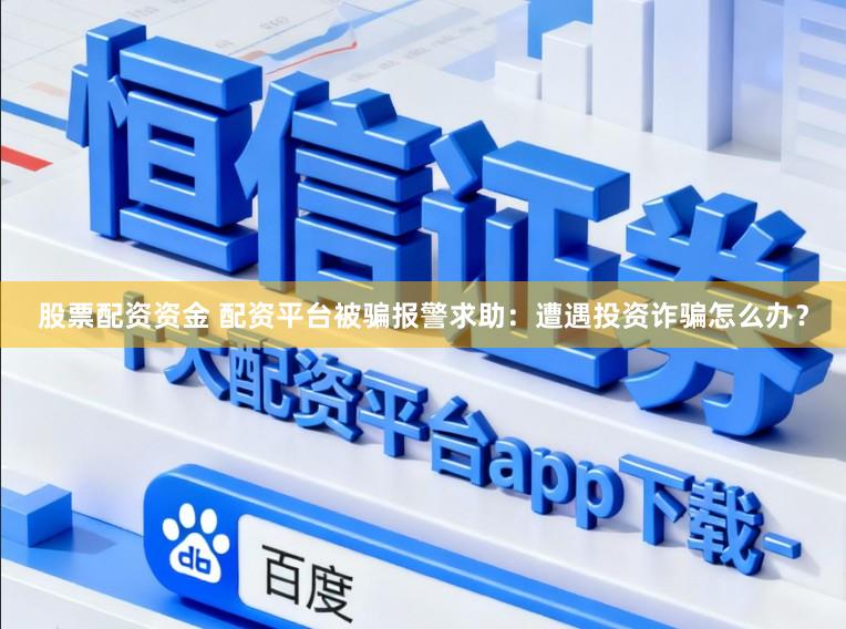 股票配资资金 配资平台被骗报警求助：遭遇投资诈骗怎么办？